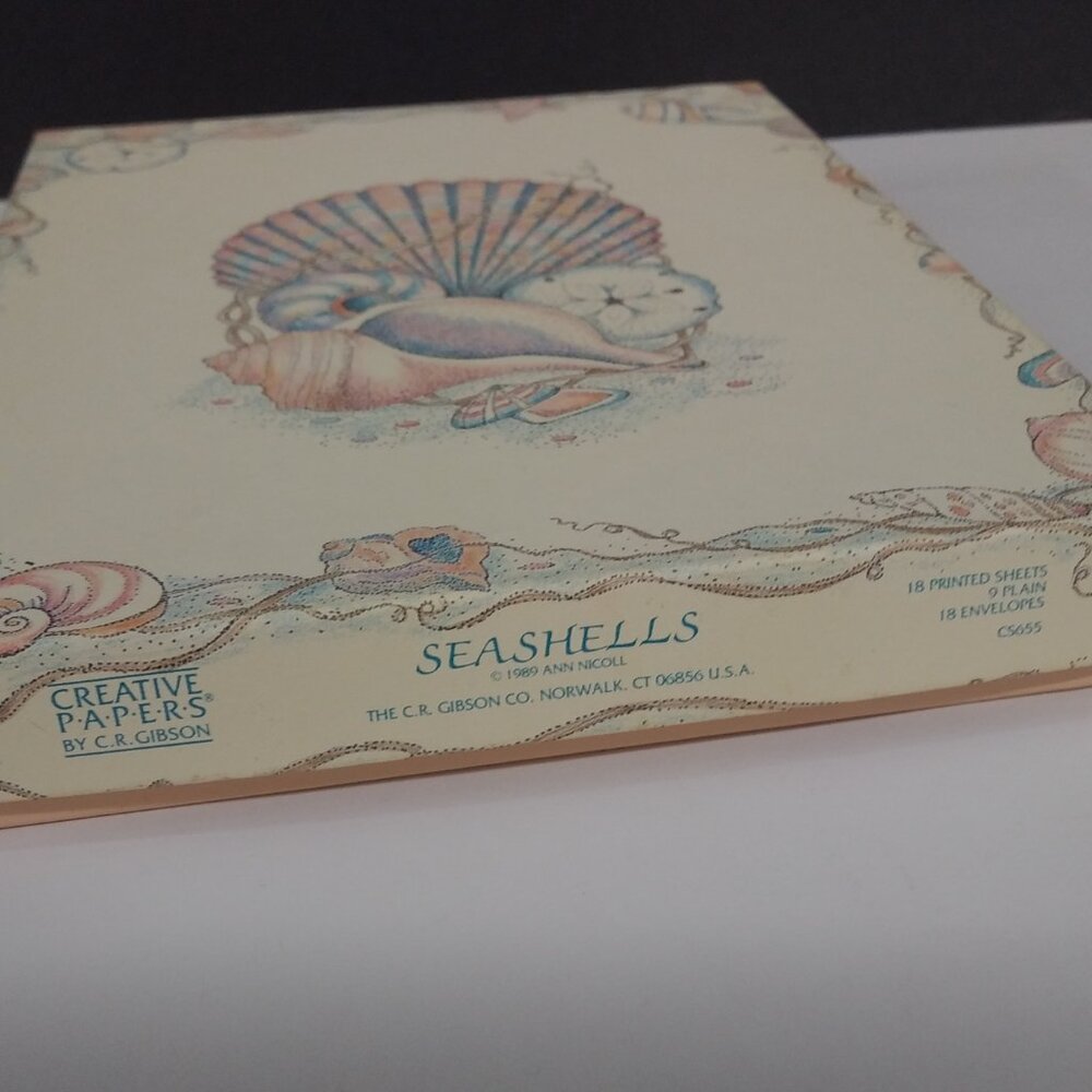 Seashells Stationary Set Vintage Remaining Pieces - Picture 4 of 11